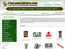 Tablet Screenshot of paylesslighters.com